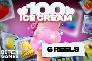 100 Ice Cream 6 reels - Slotpesa - Tanzania