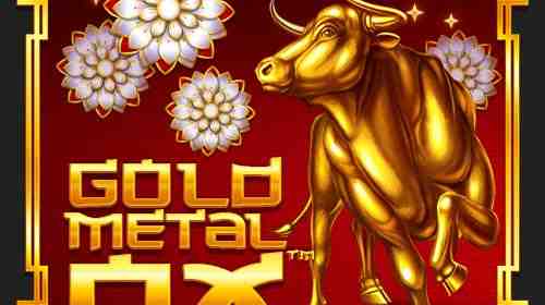 Gold metal Ox