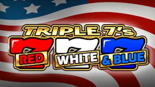 Triple 7 Red, White and Blue